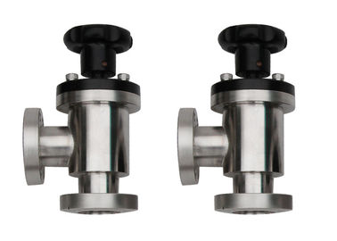 Manual  Vacuum Angle Valve  CF Flange Small Leakage Any Mounting Position